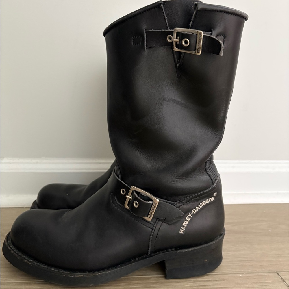 Leather Harley Davidson Boots